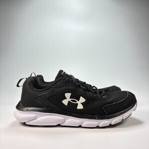 Under Armour Charged Assert 9 Black Running Shoes 3024591-001 Women's Size 7.5